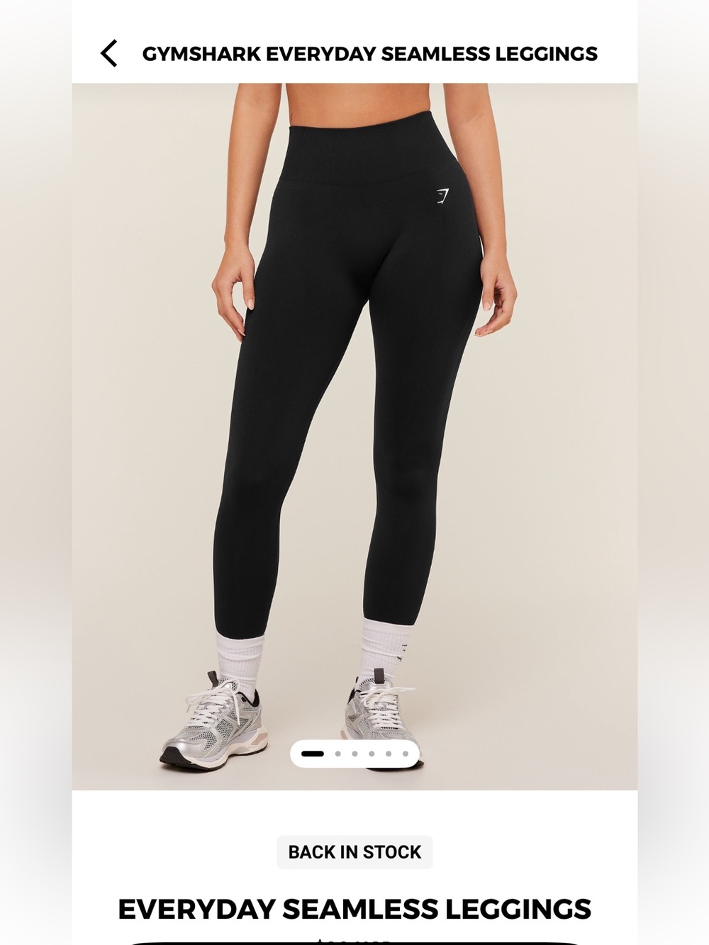 Gymshark Everyday Seamless Leggings in Black